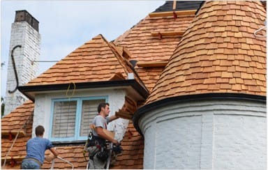 cedar roof